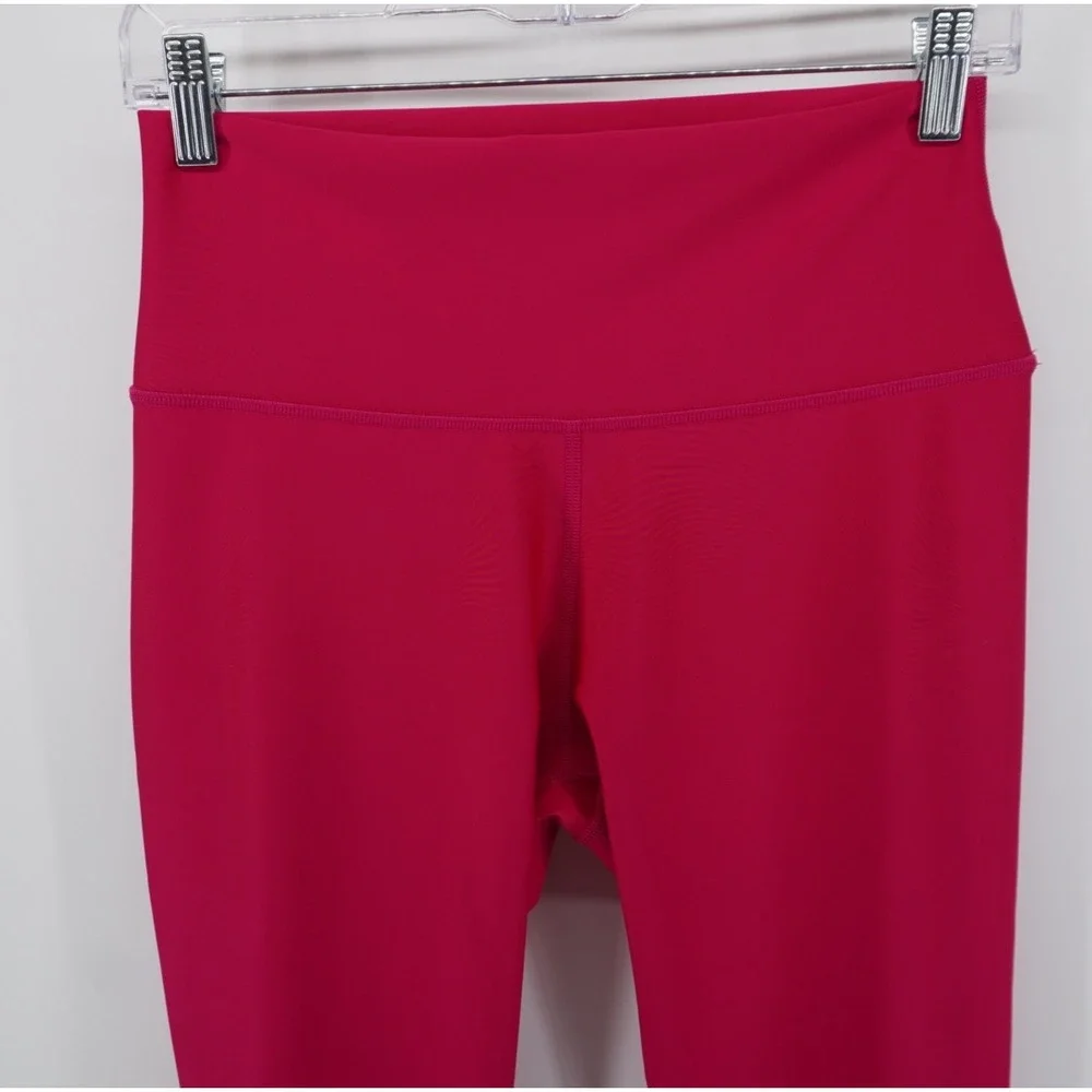 Alo Yoga Pink High Waist Airlift Leggings Large RN 87370 Hot Pink Gym Pilates
